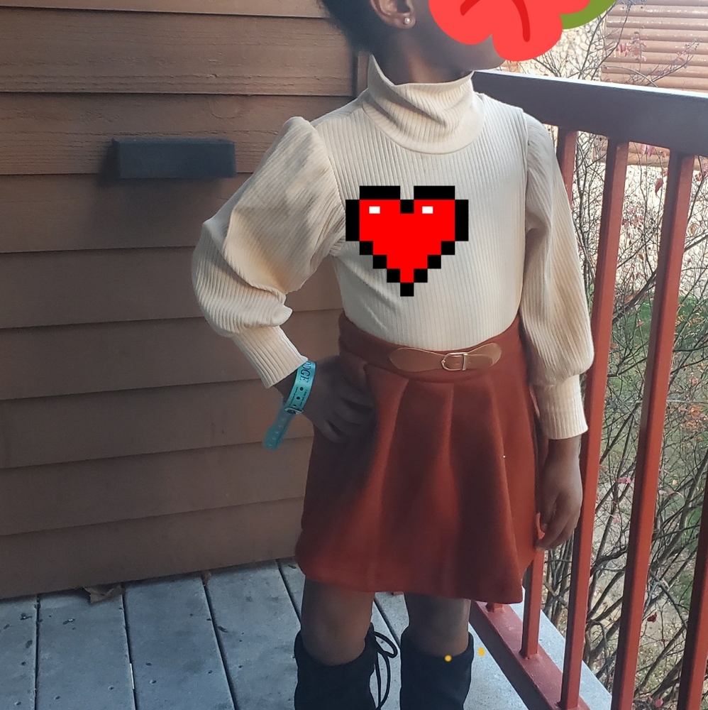 Shirt and skirt